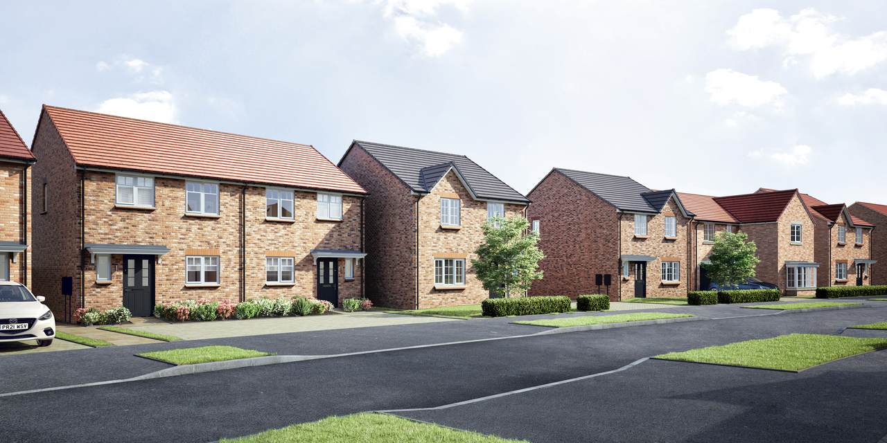 New 3 & 4bedroom homes in Morpeth King Edward's Park Linden Homes